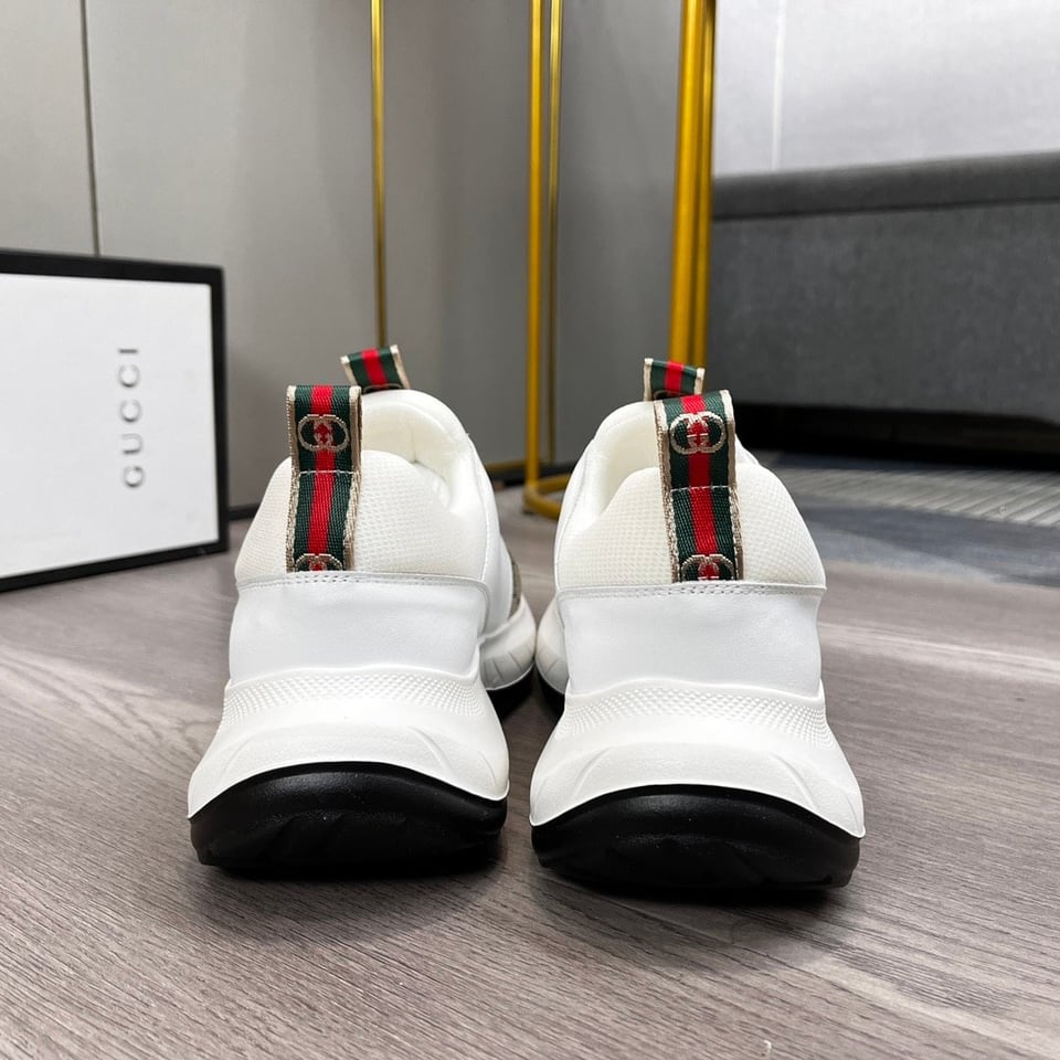 Gucci Sneaker Gg Canvas Beige White view 4