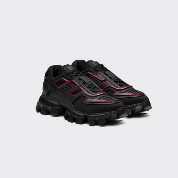 Prada Cloudbust Thunder Sneakers With Black And Red 2Eg2933Lgnf0002 view 2