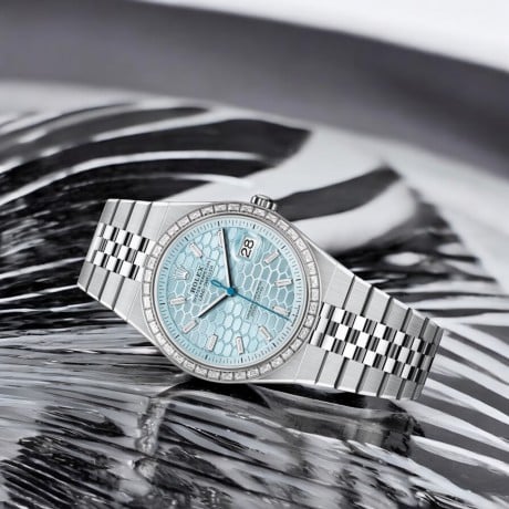 [Superclone] Rolex Land-Dweller 36mm Blue Dial Diamond Bezel Jubilee 127286TBR view 2