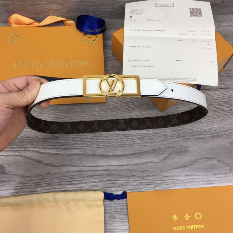 Louis Vuitton Dauphine 25mm Reversible Belt M0208U view 8