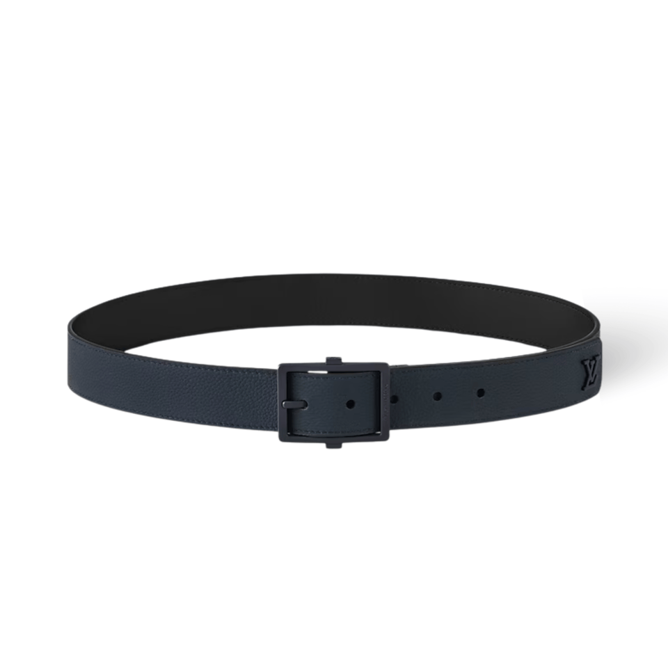 Louis Vuitton LV Navy Aerogram 35mm Reversible Men Belt M8711U view 2