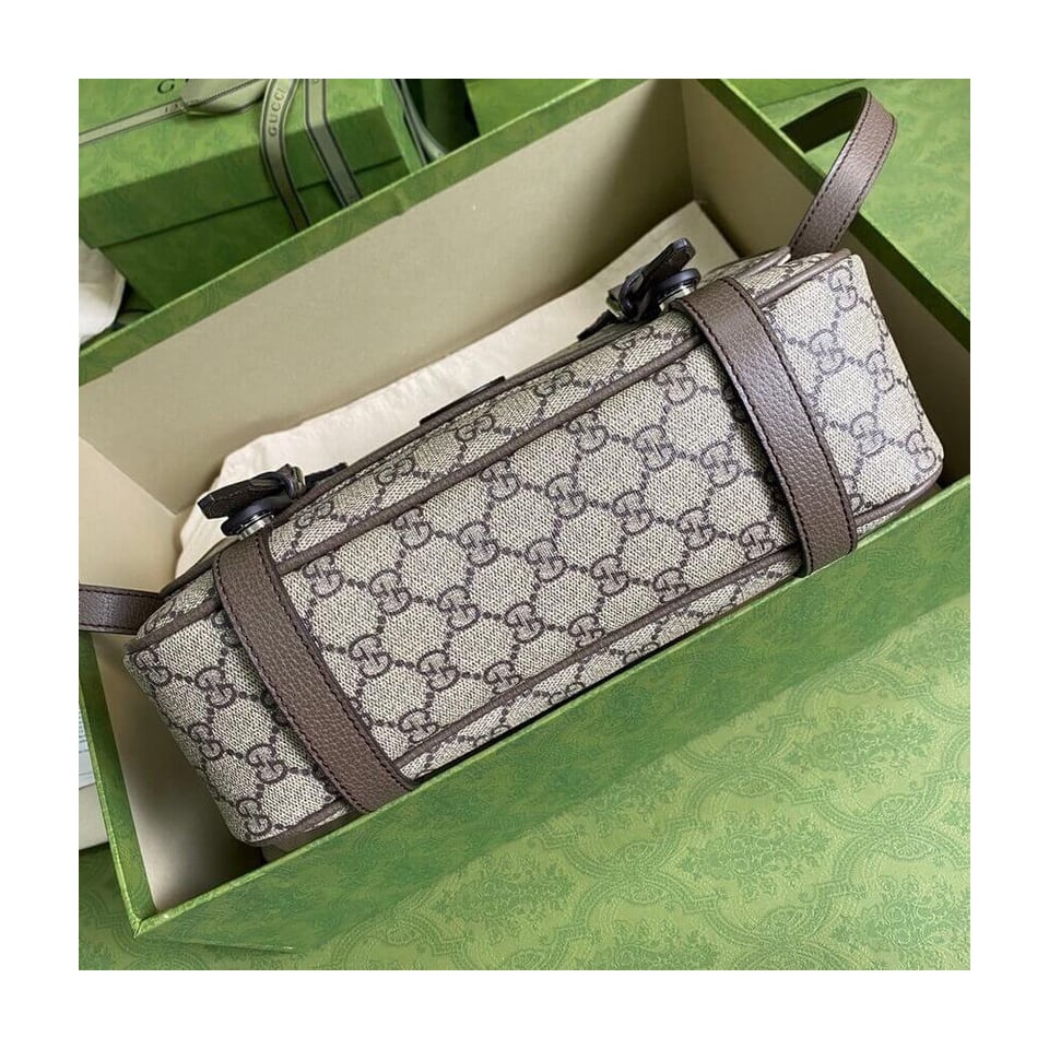 Gucci GG Messenger Bag in Brown view 7