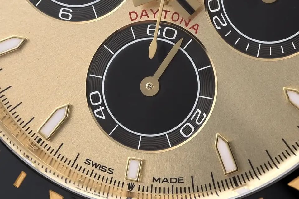 Rolex Daytona 40 mm Golden Dial 126518LN “Pikachu” view 6