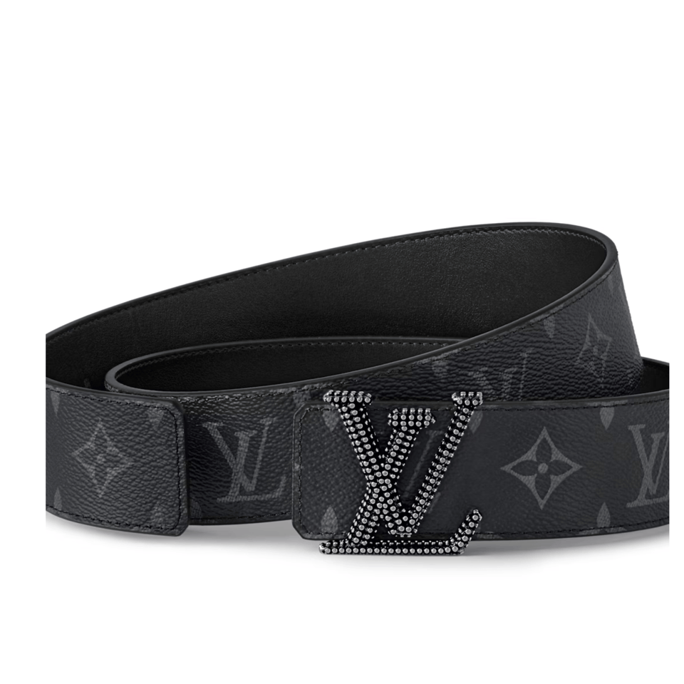 Louis Vuitton LV Initiales Studs Two Sides 40mm Reversible Men Belt M8852Q view 3