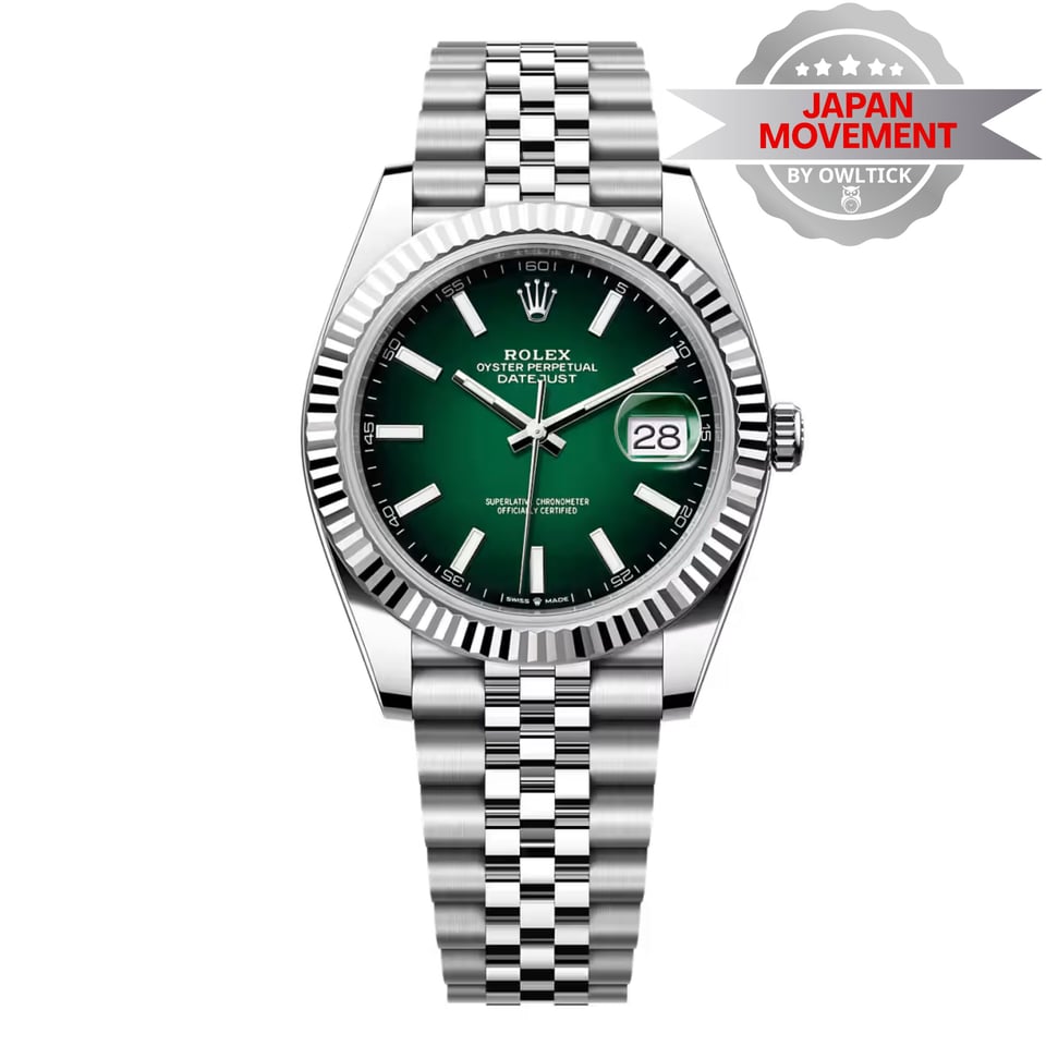 [Superclone] Rolex Datejust 41mm Green Ombré Dial Jubilee 126334