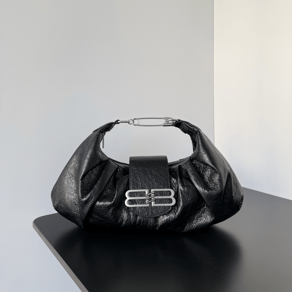Balenciaga Pamela Shoulder Bag Black 41cm/16.1in view 5