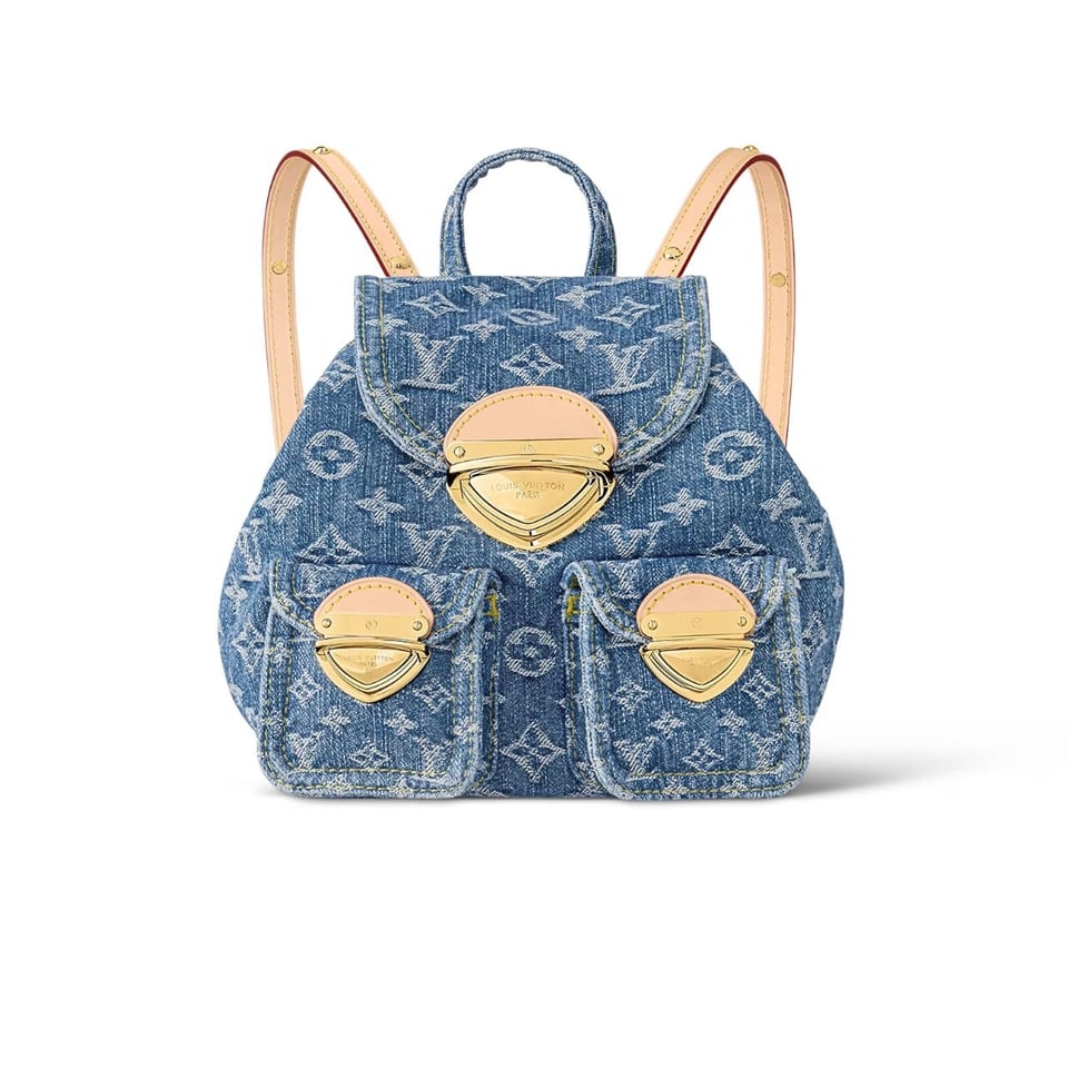 Louis Vuitton Backpack Venice Denim Blue 20Cm M46836 view 2