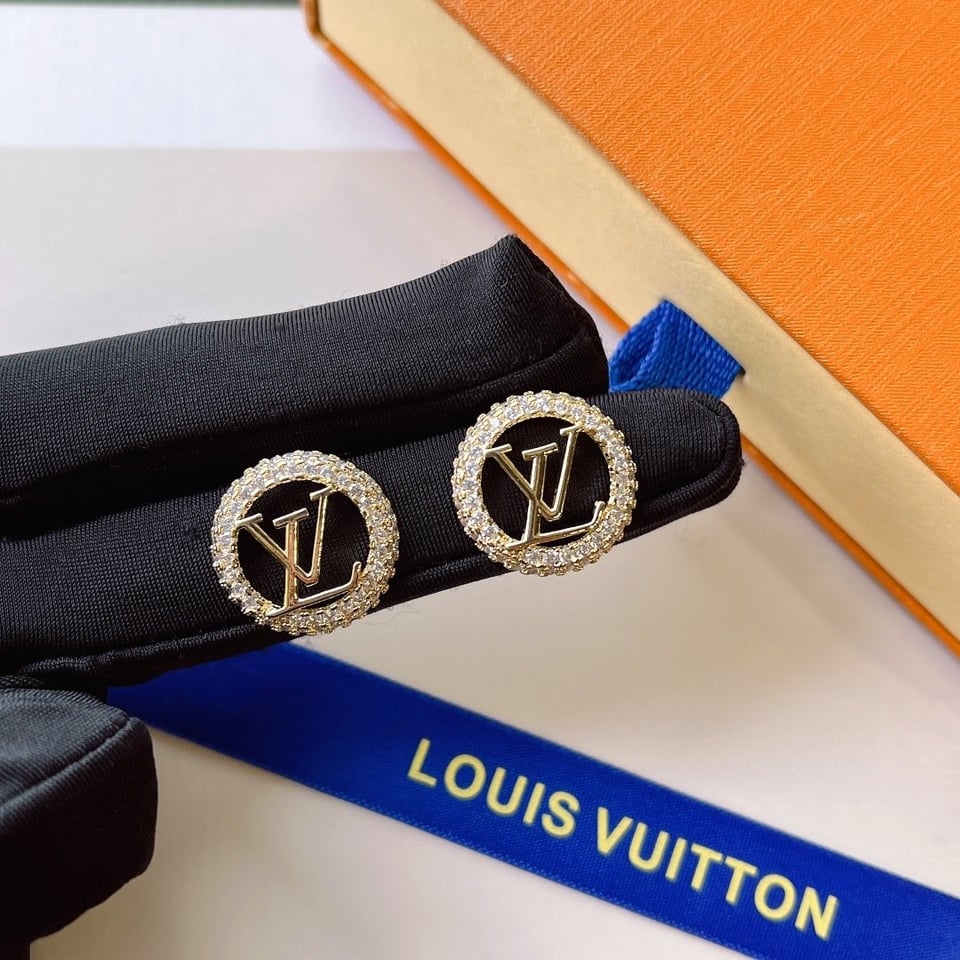 Louis Vuitton Louise By Night Earrings Gold M00757 view 2