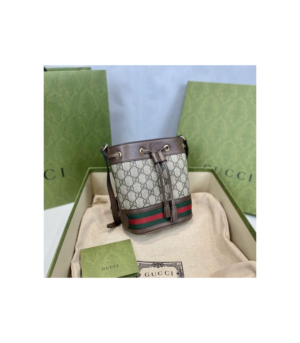 Gucci Ophidia Mini GG Bucket Bag view 7