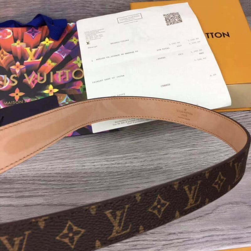 Louis Vuitton Monogram Mini Belt 25mm M9584W view 8