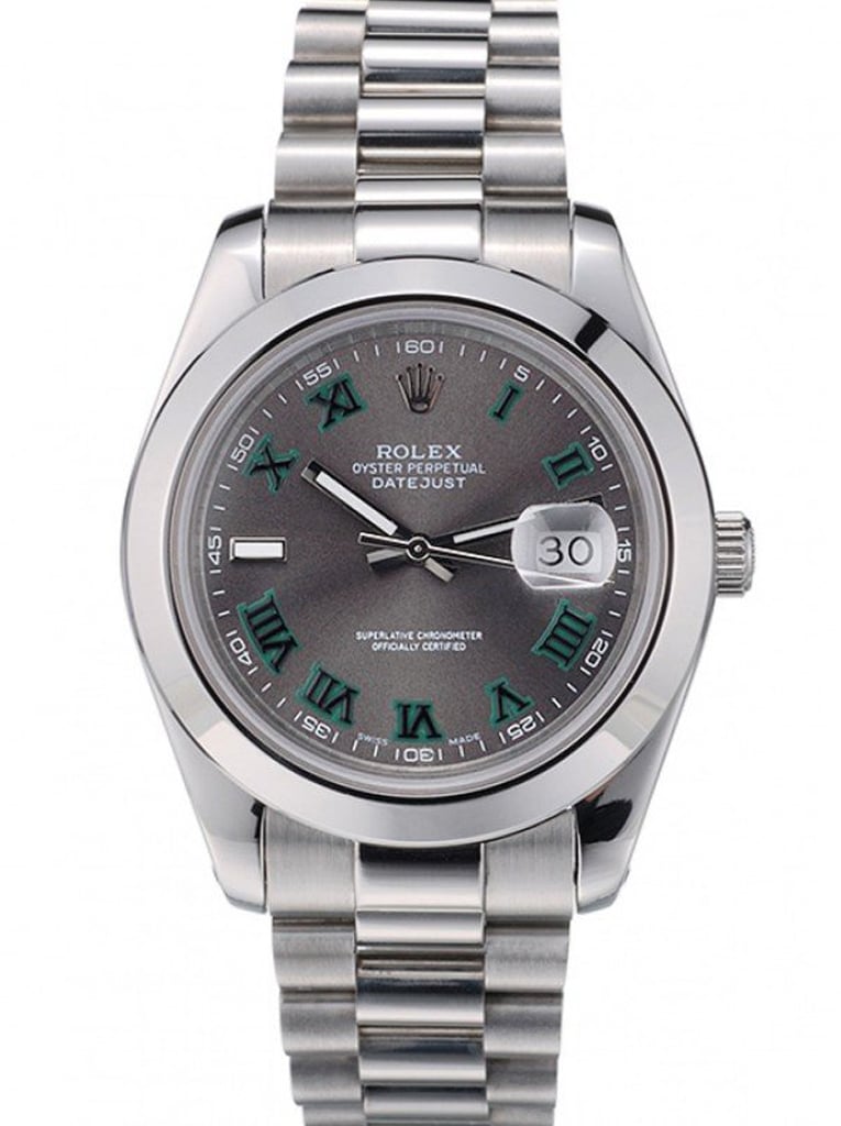 Rolex Datejust 41mm Rhodium Dial 126300 “Wimbledon” Smooth / Oyster
