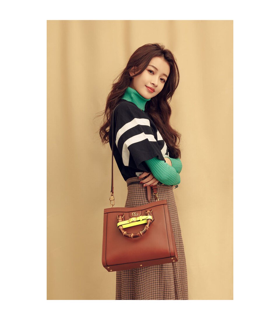 Gucci Diana Small Tote Bag Brown view 3