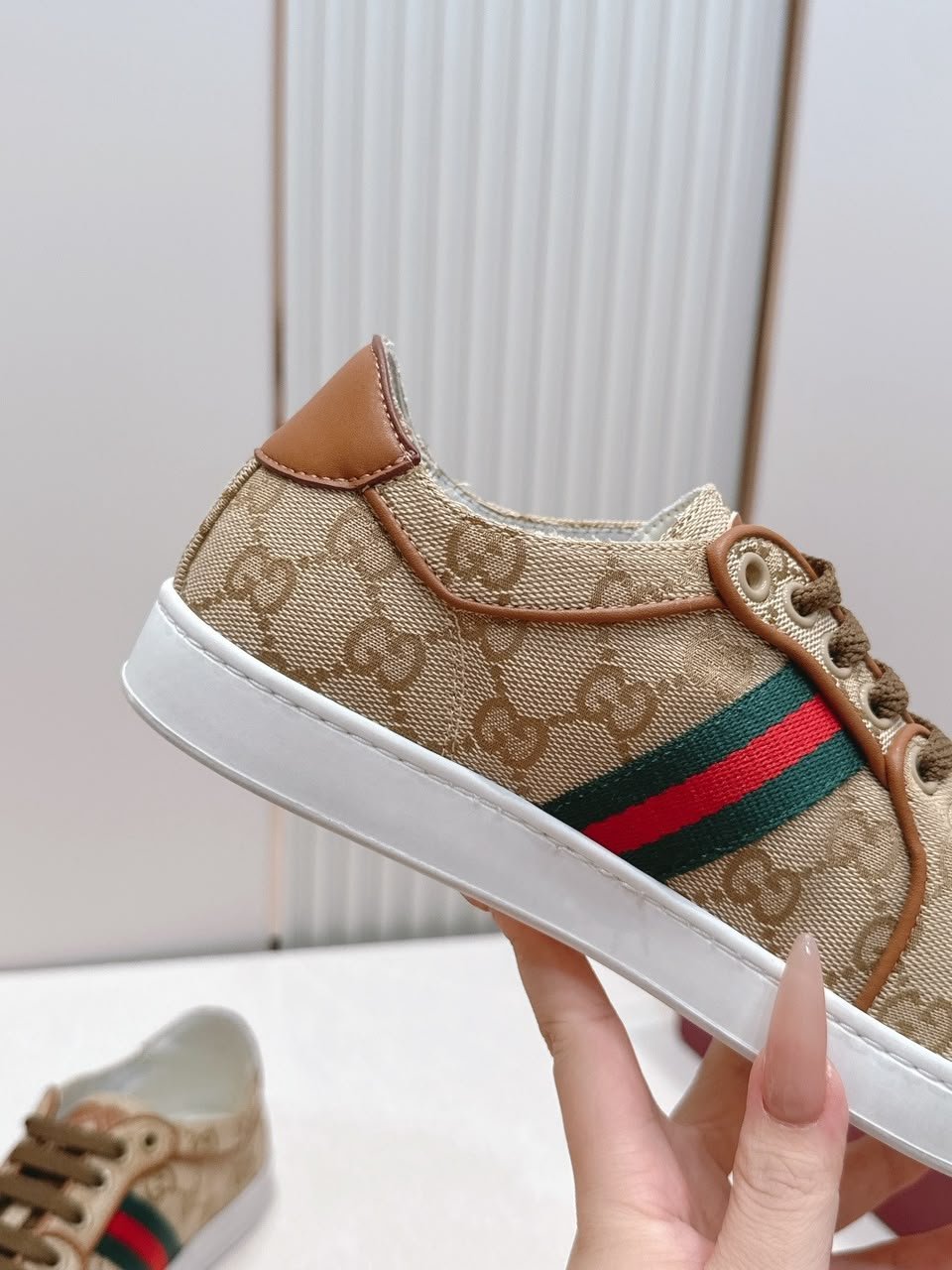 Gucci Stretch Low-Top Sneaker 871608 FAF48 9644 For Men view 10