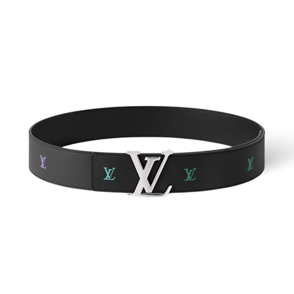 Louis Vuitton LV Silver Initiales 40mm Reversible Men Belt M8932V