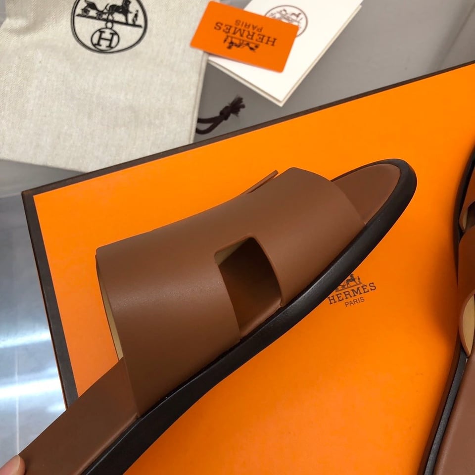 Hermes Izmir Sandal Brown H041141Zh03410 view 3