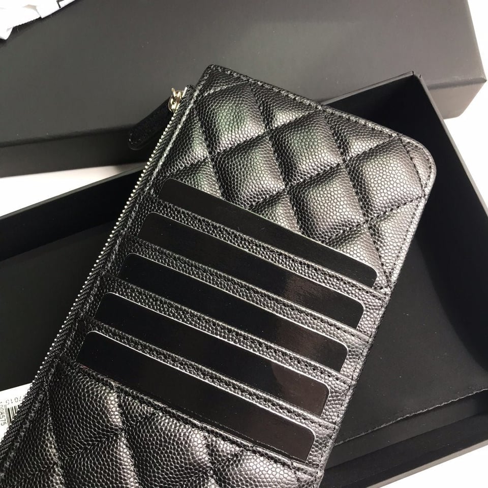 Chanel Mobile Purse 19.5 Black Grained Calfskin Icon view 6