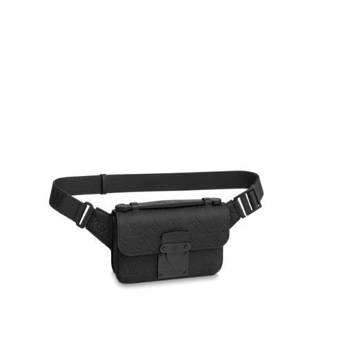 Louis Vuitton S Lock Sling Monogram Black Bag 21Cm M58487 view 2