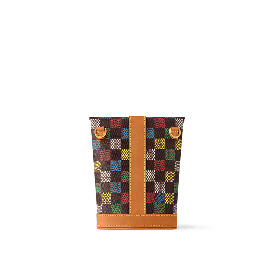 Louis Vuitton Envelope Pouch Vers Damier Ebene Multicolor N00139 18cm/ 7.1in view 5