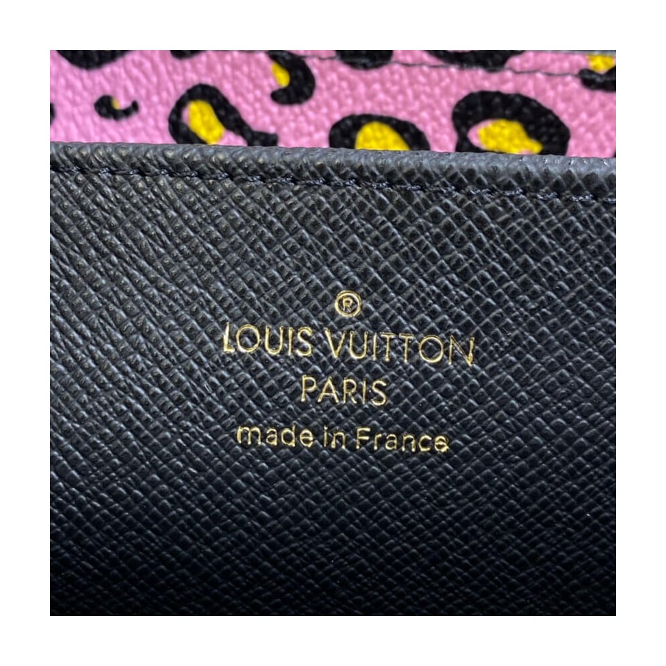 Louis Vuitton Monogram Pattern Zippy Wallet Black view 9