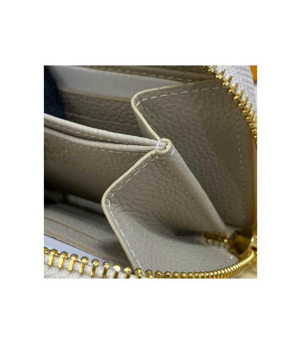 Louis Vuitton Lockme Zippy Coin Purse Greige view 9