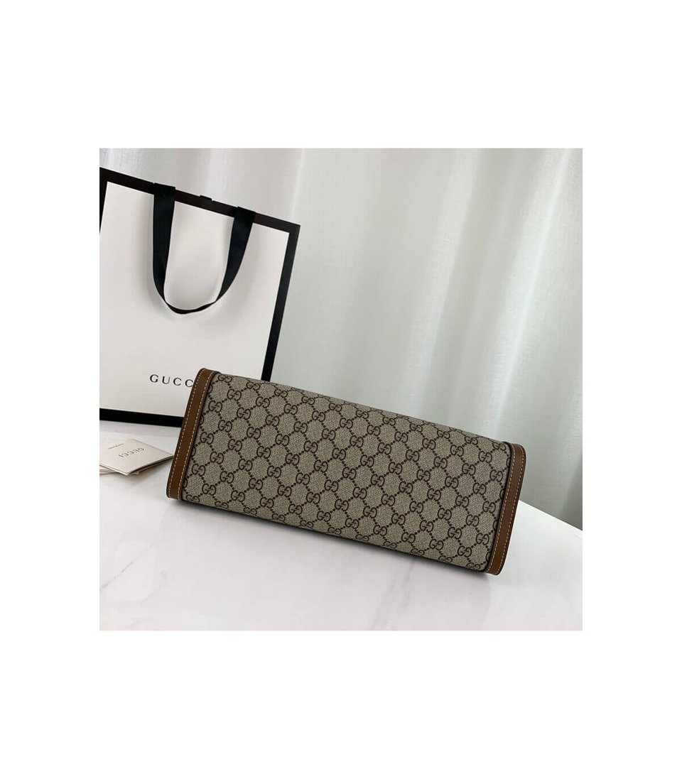 Gucci Padlock Medium GG Shoulder Bag Brown view 10