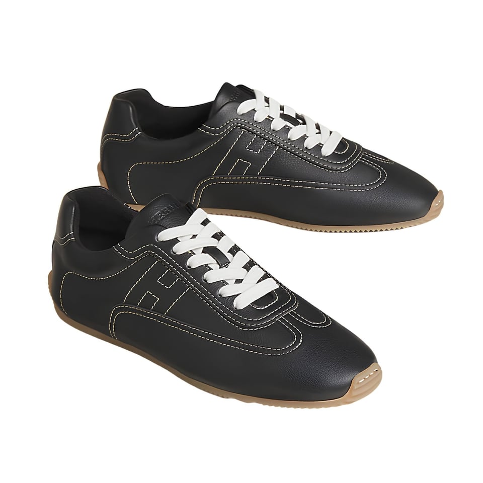 Hermes Master Sneakers Noir Color Calfskin H261009Z