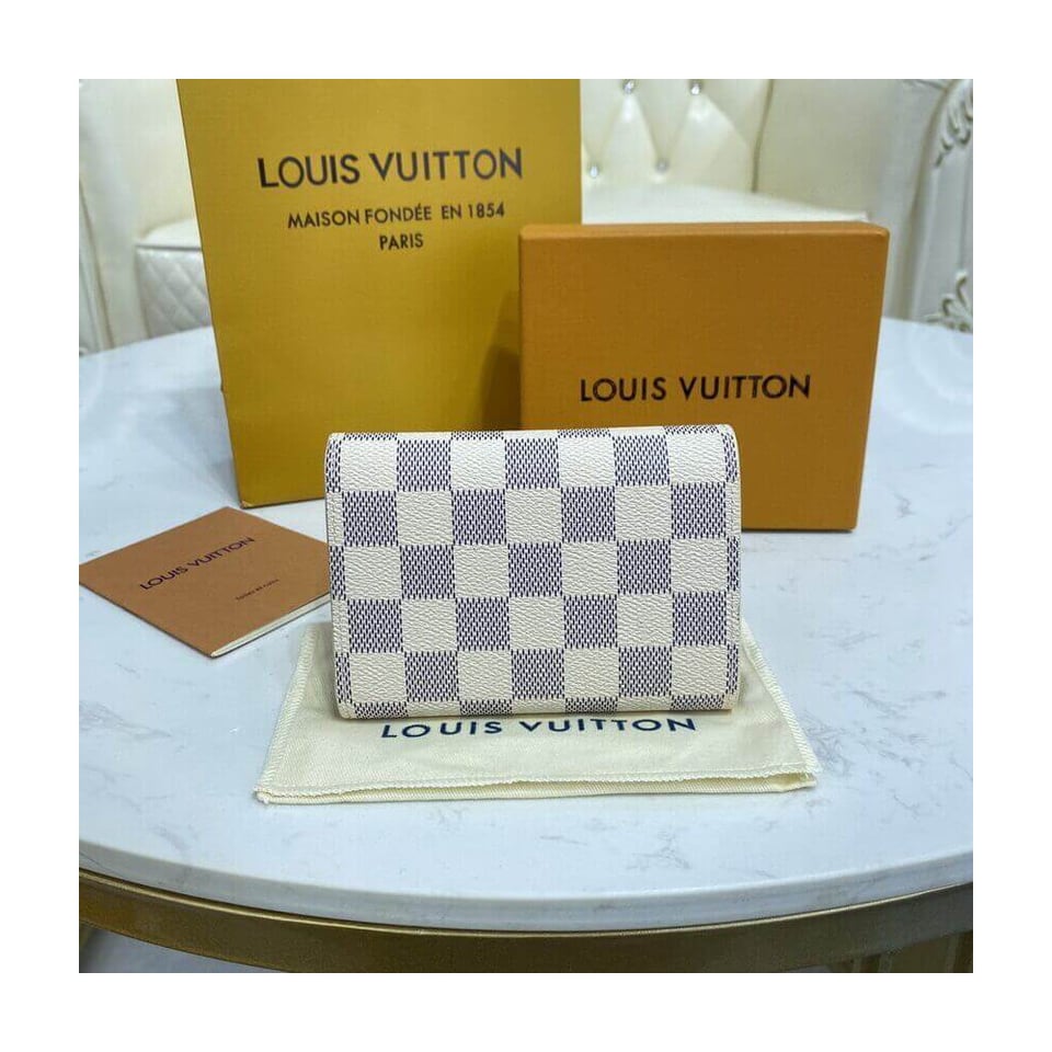 Louis Vuitton Damier Azur Victorine Wallet view 4