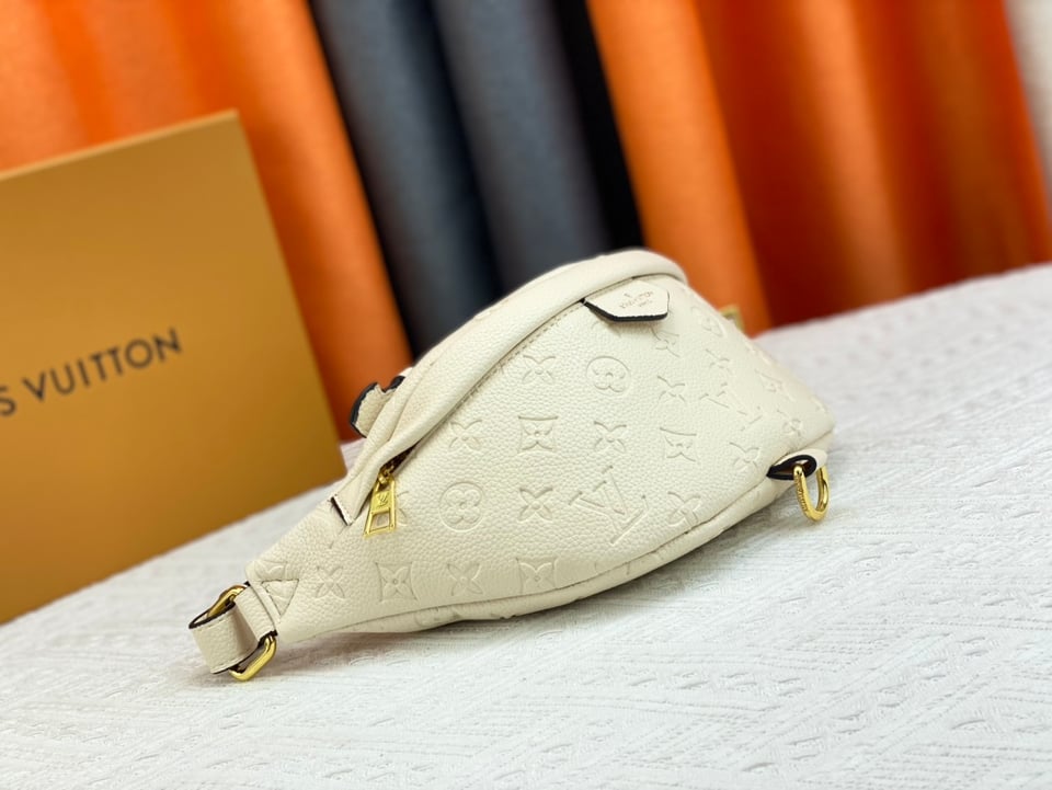 Louis Vuitton Monogram Empreinte Creme Bumbag 37cm/14.6in M44836 view 5