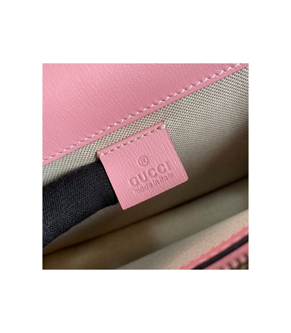 Gucci Dionysus Small Shoulder Bag Red and Pink Leather view 11