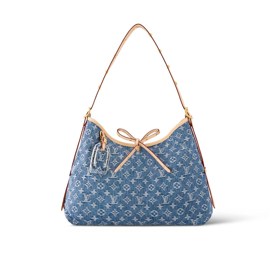 Louis Vuitton Carryall Pm Denim Blue 28Cm view 2