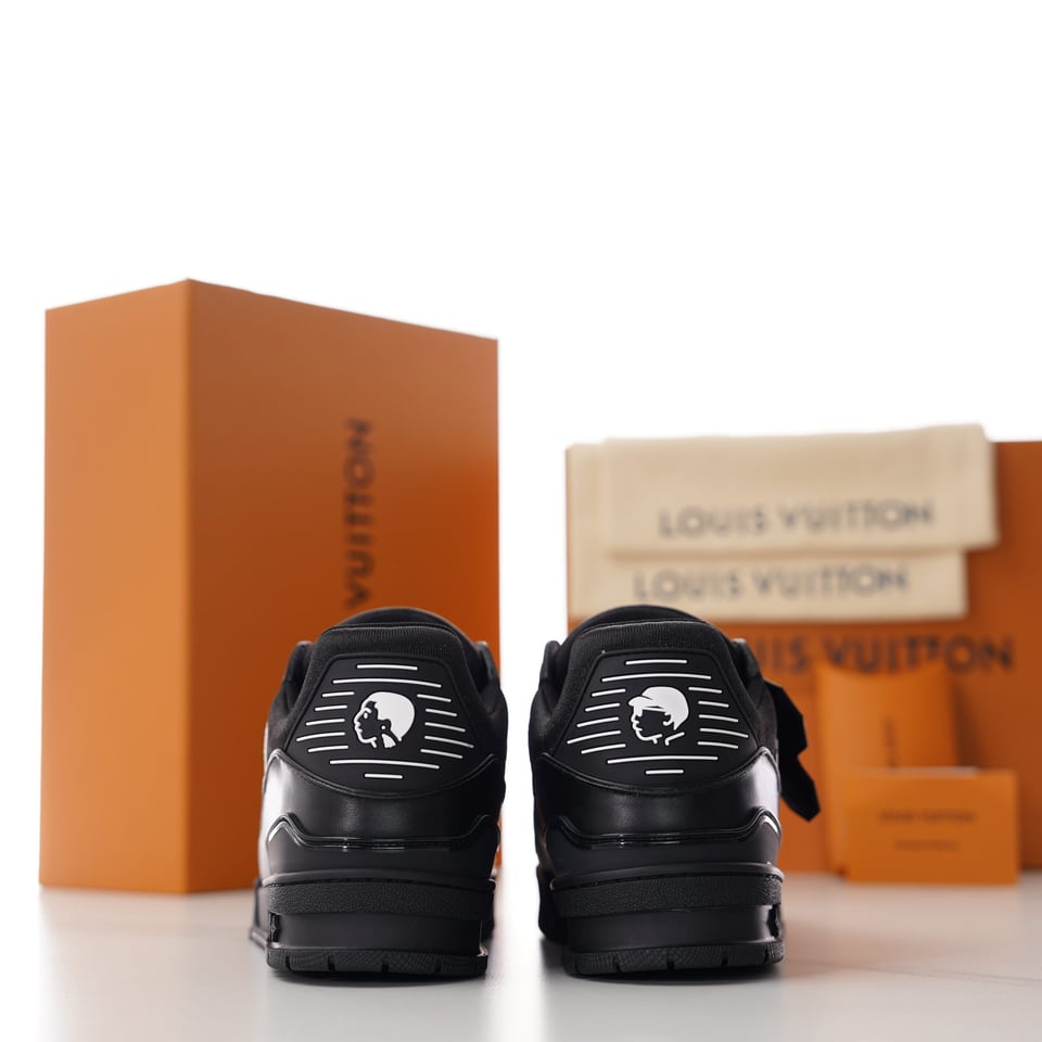 Louis Vuitton LV Trainer Sneaker Black for Men view 8