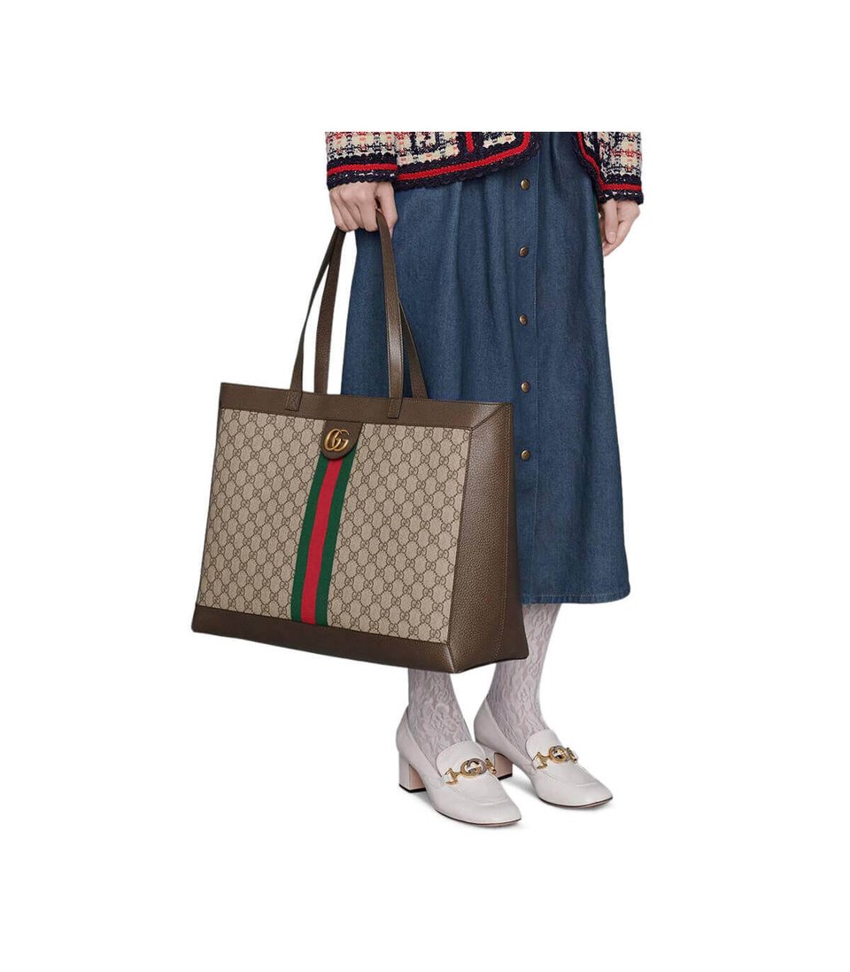 Gucci Ophidia Soft GG Supreme Medium Tote view 3