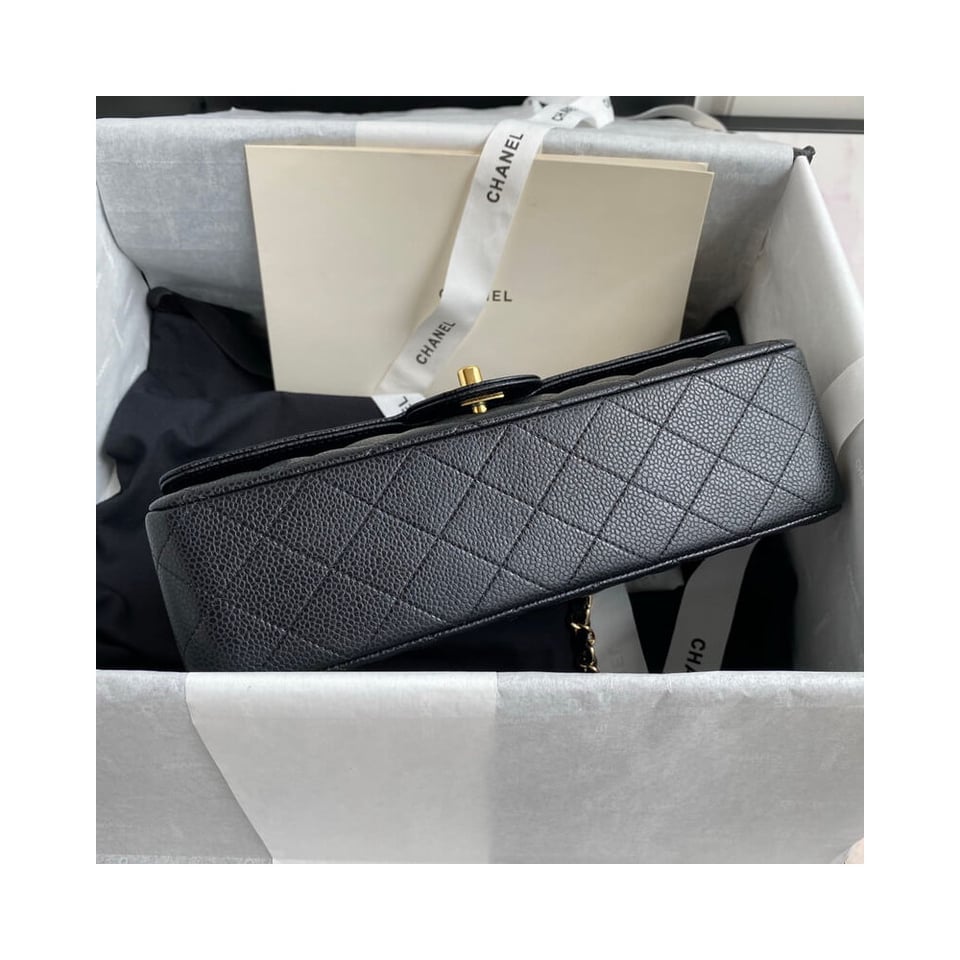 Chanel Caviar Calfskin Medium Classic Double Flap Bag 25.5cm view 7