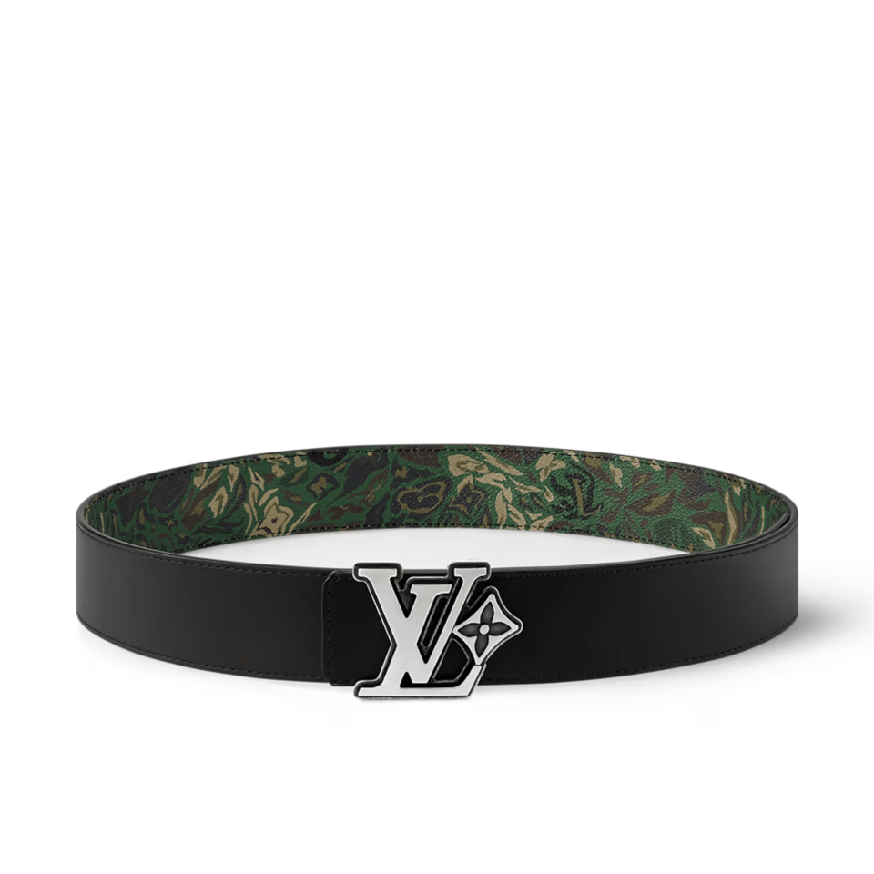 Lv LV Flower Camoflage 40mm Reversible Belt For Men view 4