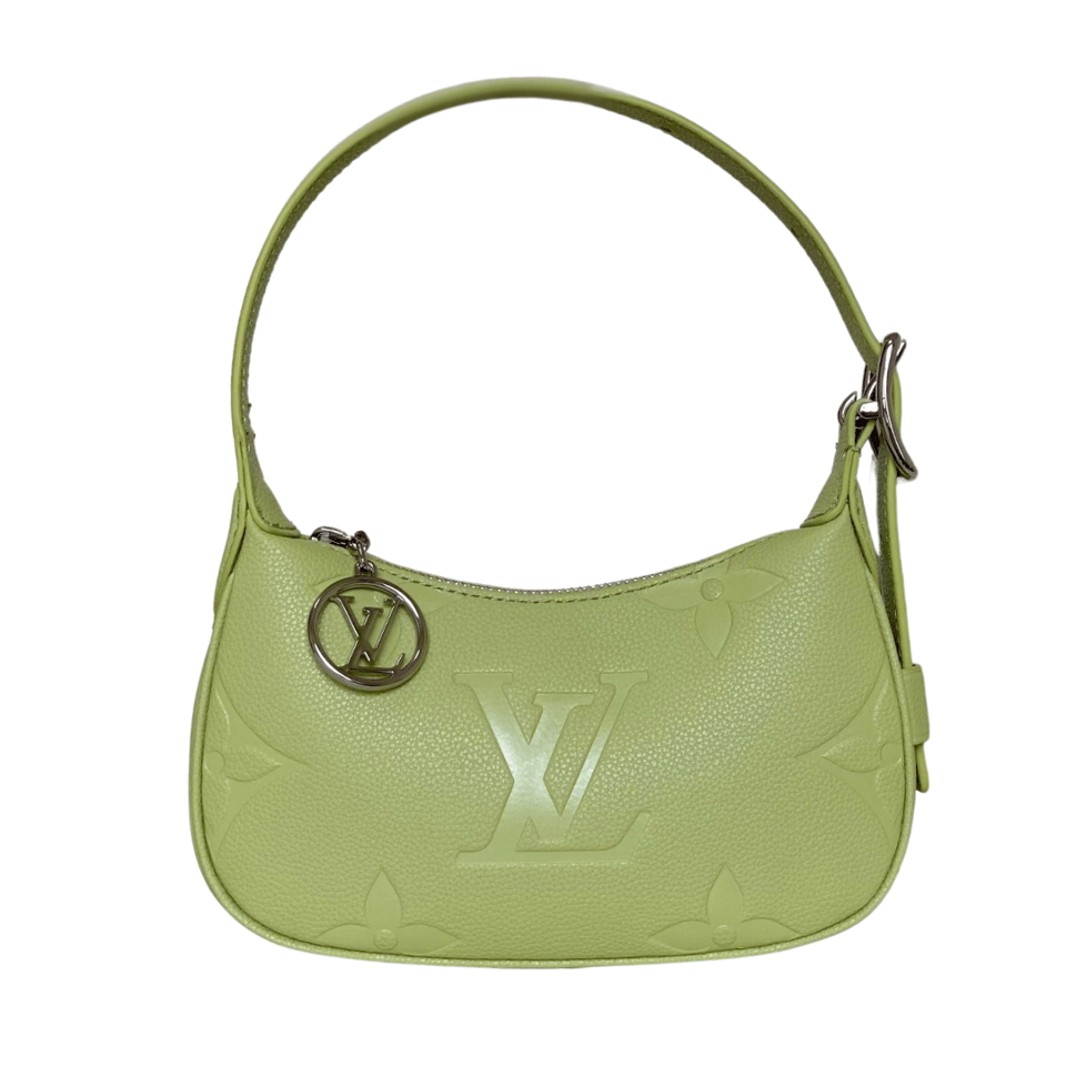 Louis Vuitton Monogram Empreinte Green Shoulder Bag 20Cm M82391 view 2