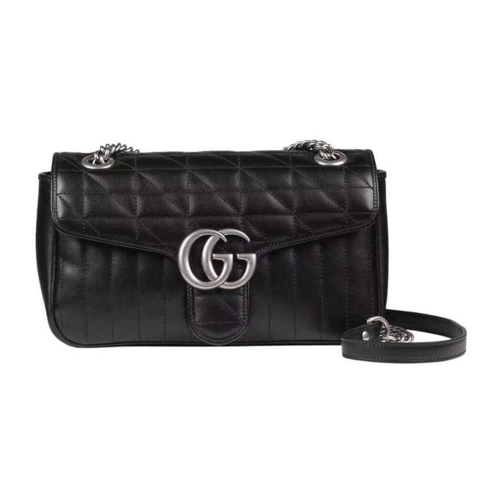 Gucci GG Marmont Small Shoulder Bag Black view 2