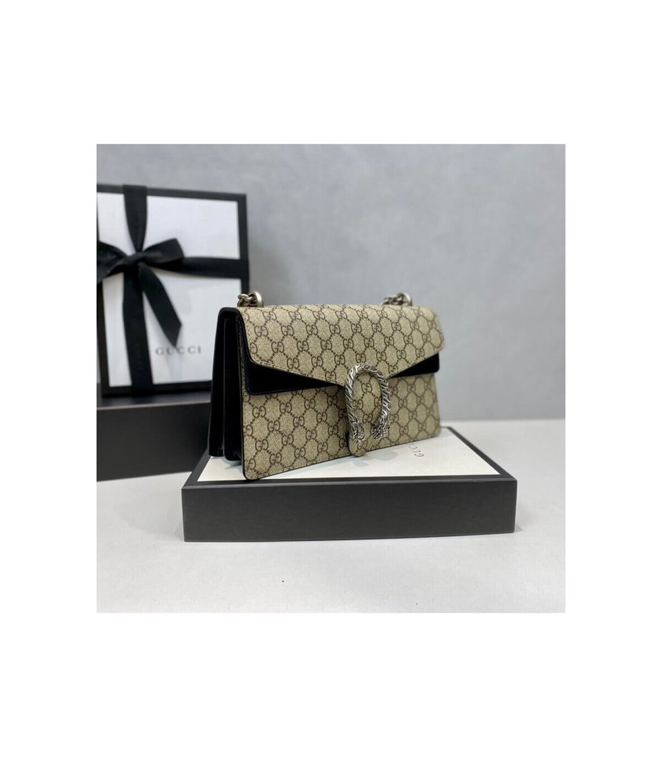 Gucci Dionysus Small GG Shoulder Bag Black view 4