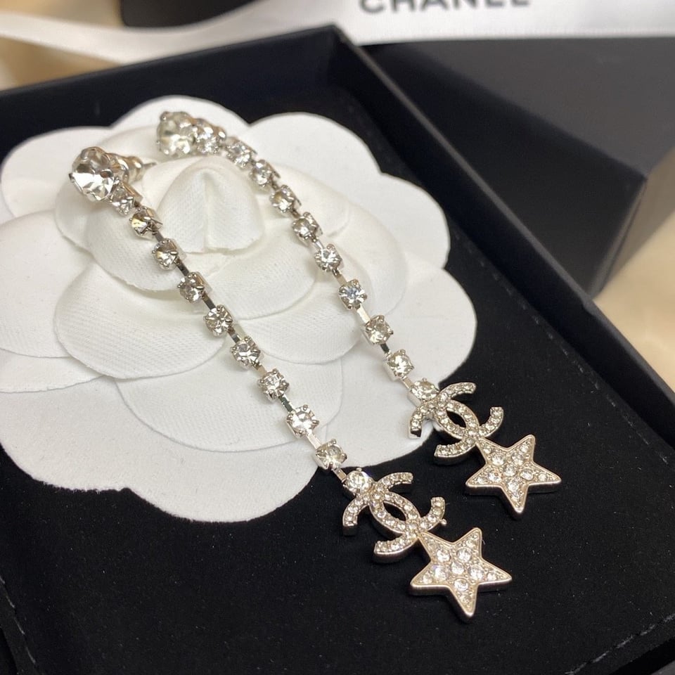 Chanel Cc Drop Earrings view 4