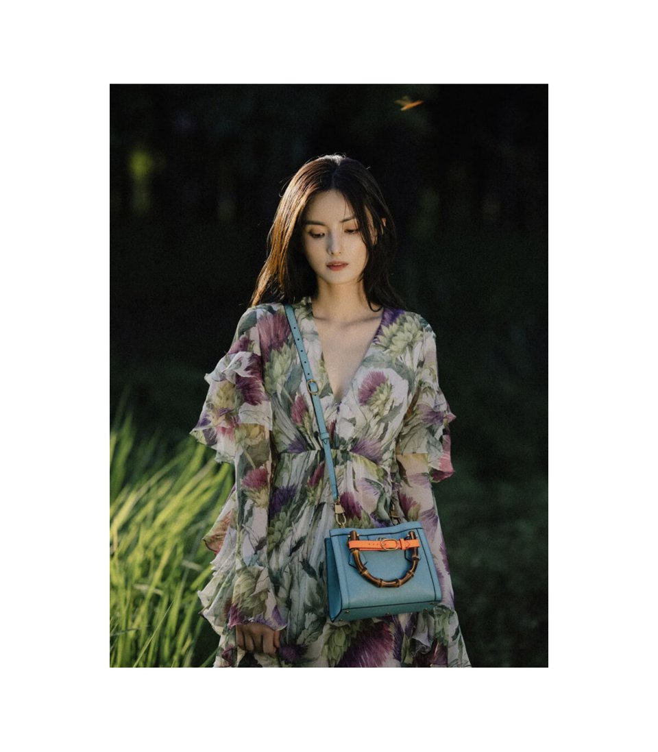 Gucci Diana Mini Tote Bag Light Blue view 5