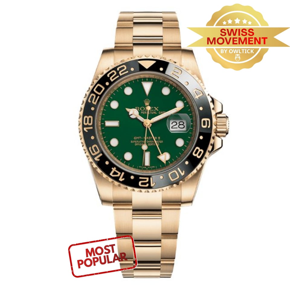 [Superclone] Rolex GMT-Master II 40mm Green Dial Oyster 116718LN