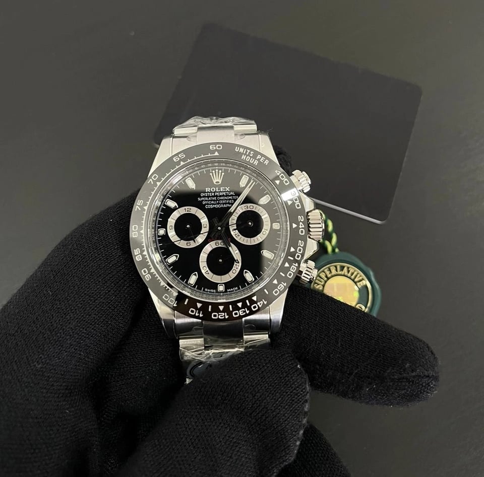 Rolex Daytona “Reverse Panda” Black Dial 116500LN view 7
