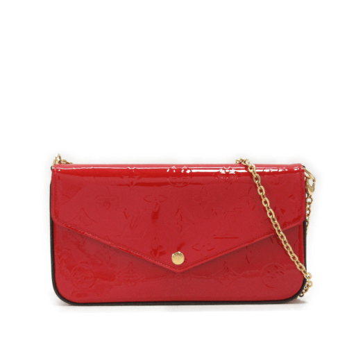 Louis Vuitton Pochette F Licie Red 21Cm view 2