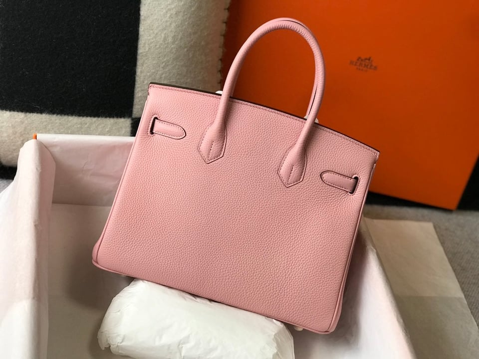 Hermes Birkin 35Cm Pink Togo Leather Gold Hardware view 5