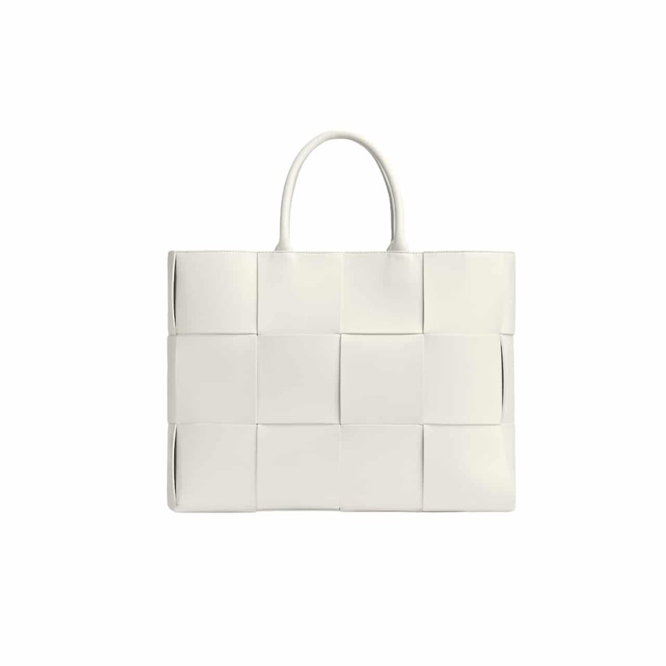 Bottega Veneta Arco Tote White 37Cm