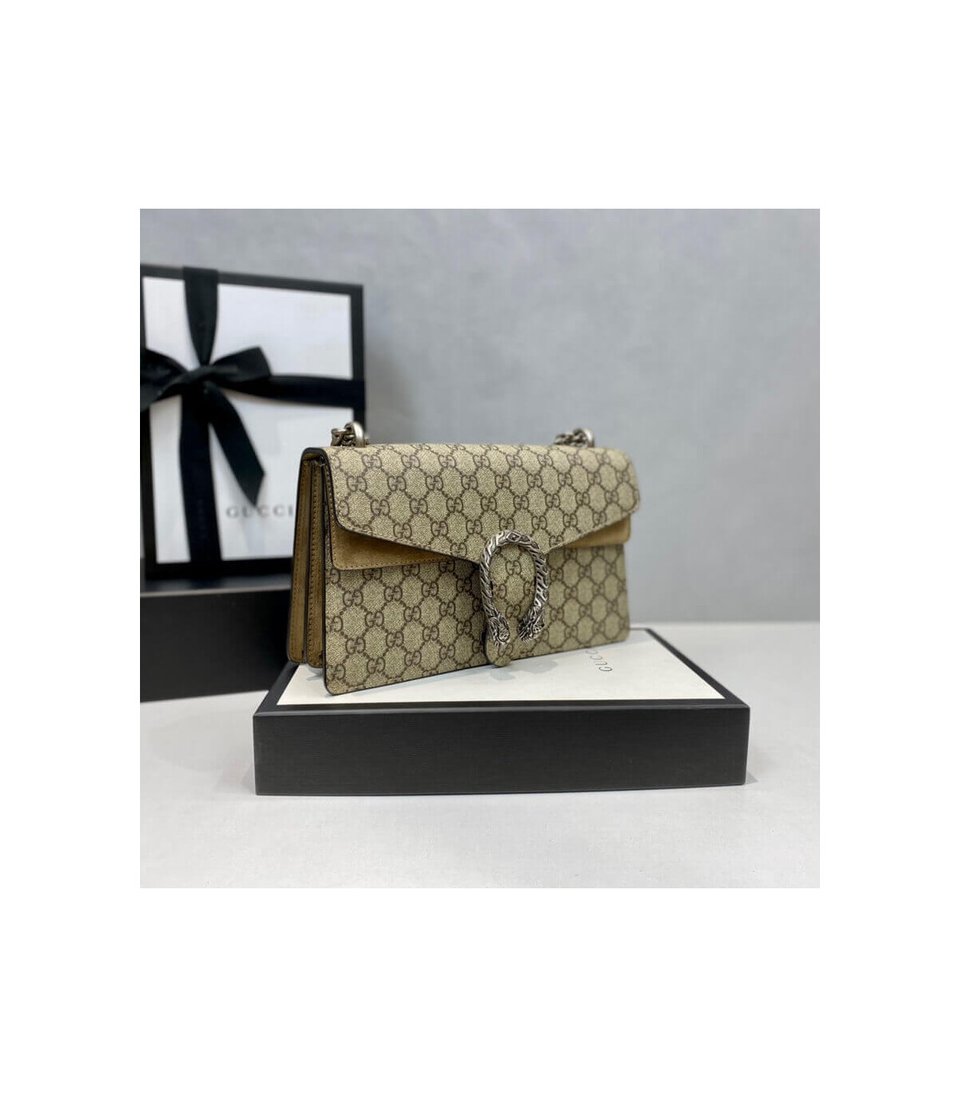 Gucci Dionysus Small GG Shoulder Bag Apricot view 7