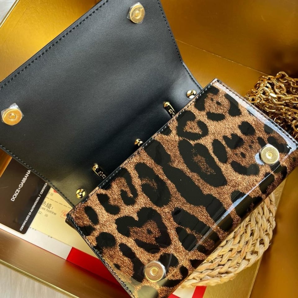 Dolce &amp; Gabbana Leopard Dolce Gabbana Devotion Bag 21cm view 10