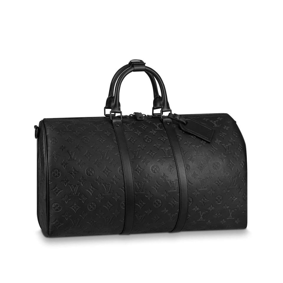 Louis Vuitton Keepall Bandouliere 50 Black 50cm M44810 view 2