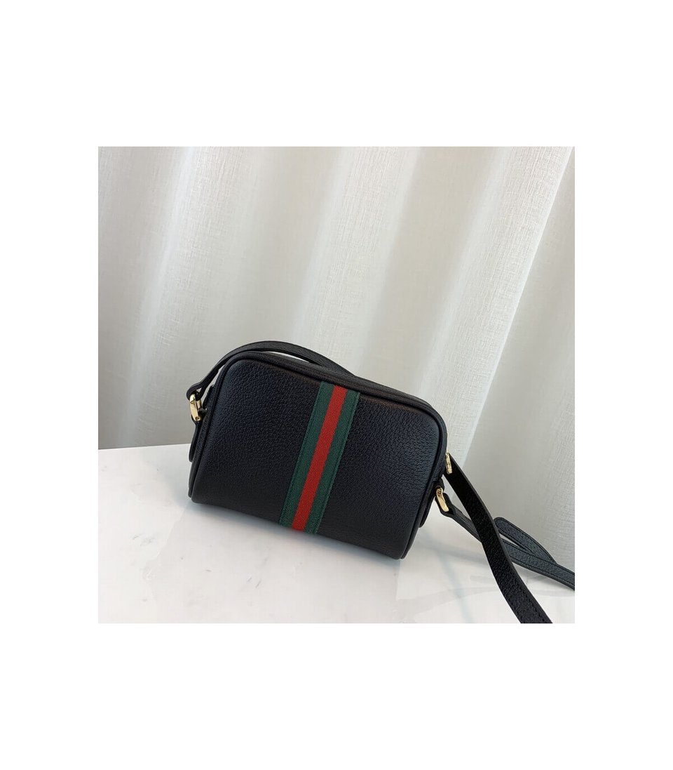 Gucci Ophidia Leather Mini Bag Black view 6