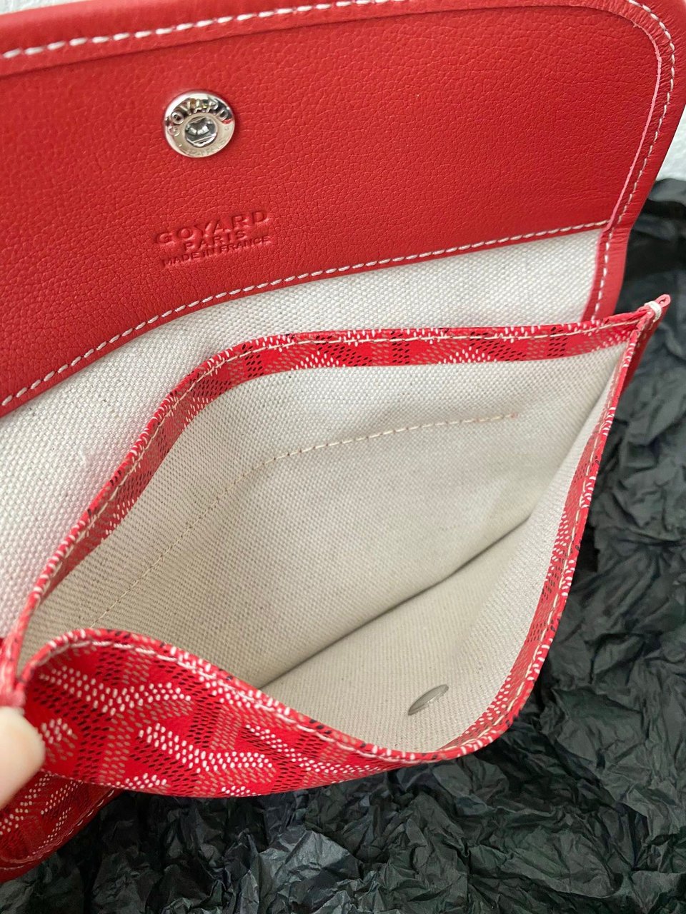 Goyard Saint Louis Gm 40Cm Red Canvas view 8