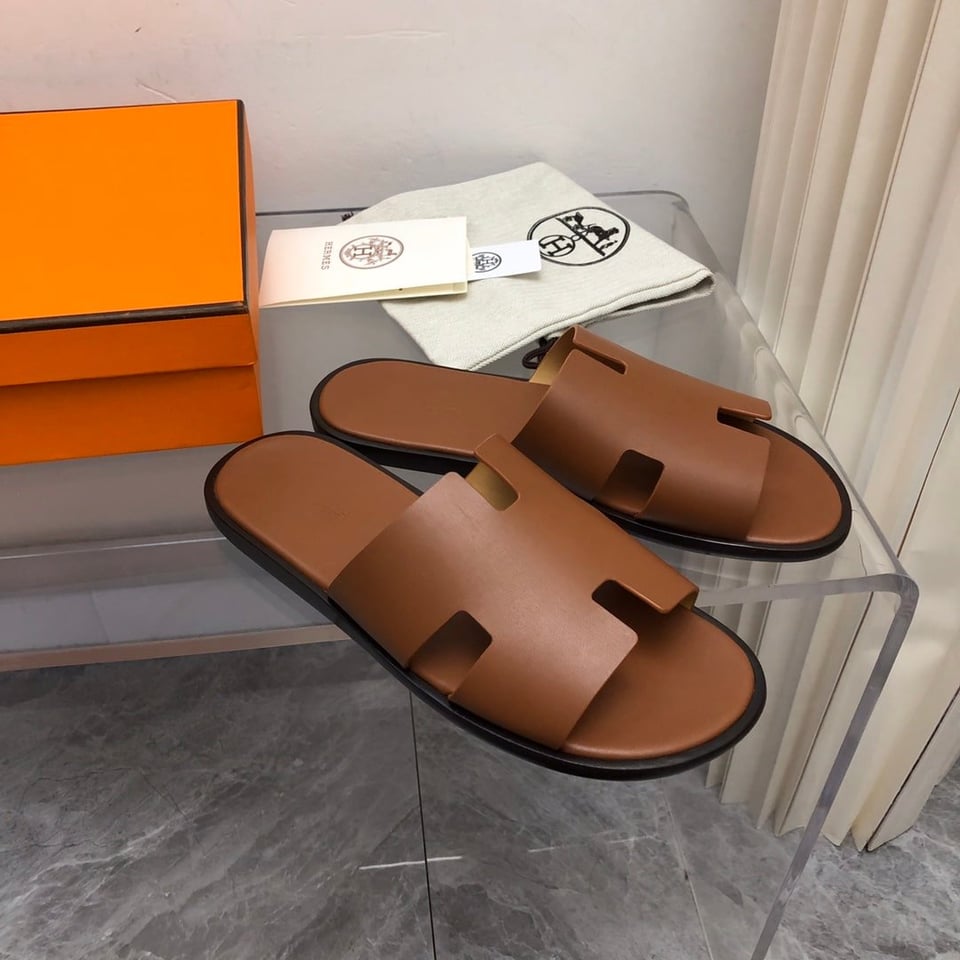 Hermes Izmir Sandal Brown H041141Zh03410 view 8